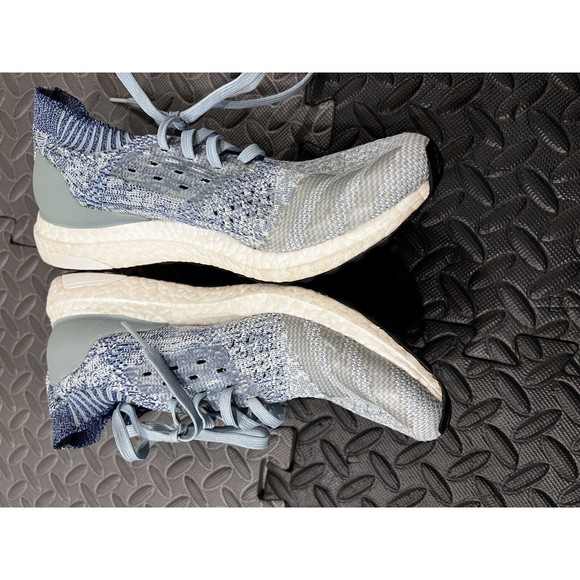 Adidas Mens Ultra Boost Uncaged Gray Light Blue Running Shoes Sneakers Sz 7.5 - Picture 3 of 7